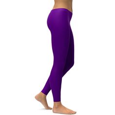 These Deep Purple leggings will compliment any leg it is on! It durable fabric makes sure it won't lose it's vibrancy when it stretches a little. Purple is one of the best selling solid colors in our store. Purple Leggings, Deep Purple, Solid Colors, Solid Color, Leggings, Purple, Fabric, Color