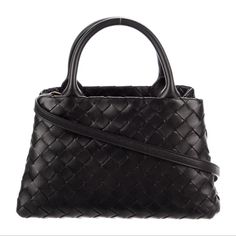 Cyber Monday Sale! (Make Your Offer!) Brand New In Original Packaging. Never Used Bottega Veneta Tote Black Leather Intrecciato Weave Gold-Tone Hardware Dual Adjustable Shoulder Straps Leather Lining Open Top Trapezoid Handle Drop: 3.5" Height: 6.5" Width: 9.75" Depth: 3.75" Black Double Handle Shoulder Bag With Intrecciato Weave, Black Shoulder Bag With Intrecciato Weave And Double Handle, Black Intrecciato Weave Shoulder Bag With Double Handle, Designer Black Bag With Intrecciato Weave, Luxury Black Bags With Intrecciato Weave, Formal Black Bags With Intrecciato Weave, Black Intrecciato Weave Shoulder Bag For Business, Formal Black Intrecciato Weave Bags, Luxury Black Shoulder Bag With Intrecciato Weave