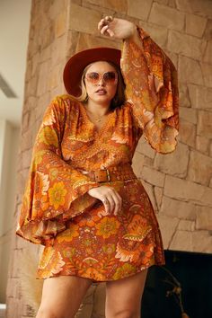 70 Plus Size Fashion, Groovy Outfits 70s Plus Size, Plus Size 1970s Fashion, 60s Outfits Plus Size, 1970s Plus Size, 70s Fashion Women Dresses, 70s Curvy Fashion, 70s Fashion Plus Size 1970s Style, Plus Size 70s Fashion Retro Vintage