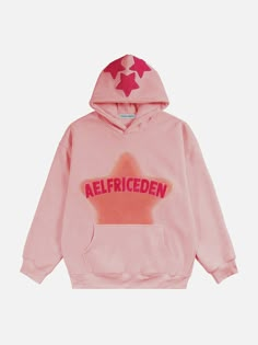 Aelfric Eden Vintage Embroidery Star Hoodie – Aelfric eden Graffiti Hoodie, Star Hoodie, Sports Couples, Top Streetwear Brands, Couples Sweaters, Hoodie Streetwear, Street Graffiti, Pink Star, Birthday Wishlist