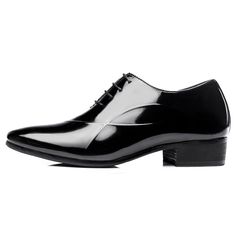 Shiny tuxedo wedding shoes add taller 6cm / 2.36inch black pointy toe elevator formal shoes on sale at topoutshoes.com Black Leather Shoes With Pointed Toe For Semi-formal Occasions, Black Pointed Toe Leather Shoes For Semi-formal Occasions, Black Snip Toe Oxfords For Formal Occasions, Formal Patent Leather Wedding Shoes With Pointed Toe, Black Office Dress Shoes With Pointed Toe, Black Pointed Toe Dress Shoes For Office, Classic Black Wedding Shoes For Business, Black Classic Wedding Shoes For Business, Classic Black Business Shoes For Wedding