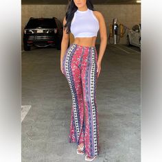 Description In Last Photo Desert Dreamer, Fashion Nova Pants, Pants Color, Flare Pants, Boot Cut, Fashion Nova, Pant Jumpsuit, Red White, Women's Fashion