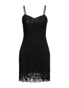 Lace No appliqués Solid color Deep neckline Sleeveless Slip to line Dress Date Night Outfits, Mini Robes, Deep Neckline, Dolce E Gabbana, Line Dress, Dolce & Gabbana, Night Outfits, Mini Black Dress, Date Night Outfit