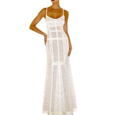 Herve Leger Edithe Croco Jaquard Gown - New With Tags - Size: S - Color: Off White/ Dusty Rose - Flared - Contoured Tonal Strapping - Croco Jaquard Printed Panels - Empire Waist Line - Mermaid Skirt With Floor Length Hemline - Concealed Center Back Closure With Hook-And-Eye-Closure - Stunning On! Reasonable Offers Only Please! Luxury White Gown With Fitted Bodice, White Lace Dress For Summer Gala, Elegant White Floor-length Maxi Dress, White Lace Dress With Fitted Bodice For Formal Occasions, White Floor-length Lace Dress For Evening, White Luxury Maxi Dress For Gala, Elegant White Maxi Dress For Gala, Luxury White Maxi Dress For Gala, Luxury White Formal Gown