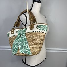 RAFE Woven Straw wicker leather tote bag summer beach Purse. preowned in good condition. some minor spots and signs of wear. Perfect summer beach bag. Bohemian Straw Satchel Bag For Shopping, Bohemian Satchel Straw Bag For Shopping, Casual Beach Bag With Bamboo Handle For Vacation, Casual Shoulder Bag With Bamboo Handle For Beach, Shopping Straw Bag With Bamboo Handle, Beach Season Shopping Bag With Bamboo Handle, Casual Straw Bag With Bamboo Handle For Vacation, Bohemian Straw Bag With Bamboo Handle For Shopping, Casual Beach Bag With Bamboo Handle For Travel