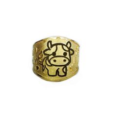 No.H 0090 24k 2021 Baby Ring, Year of the cow 24k Gold Baby Ring 99.9% Pure Gold 3.75 grams Rims jewelry corporation was established in the year 1981. Rims jewelry corporation began as one of Americas leading manufacturers of 24k gold products. Currently gold coins and other 24k gold products are manufactured for leading USA banks( Citibank, wellsfago, JP Morgan Chase) and other corporations. In Korea, it is a long held tradition to give gold rings to a babies on their 1st birthday - dol party. Baby Gold Rings, Baby Rings, Crochet Cow, Pure Gold, Gold Coins, Free Items, Signet Ring, Cuff Bracelets, Cow