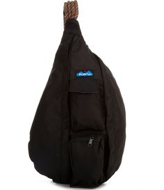 From Kavu, the Rope Polyester Sling Bag features:600D polyesterZip closureSpacious main compartment with a zippered pocket and 2 vertical zip compartments inside2 zip pockets outsideAdjustable rope shoulder strap for a comfortable fitPadded back panelApprox. 9.5" x 3.5" x 17" bag; 40" strap length; 16.5" dropImported. Black Shoulder Bag With Ykk Zipper For Outdoor, London Wardrobe, Kavu Bag, Style Reference, Set Designs, Diy Bags, Bags Fashion, Dillard's, Diy Bag