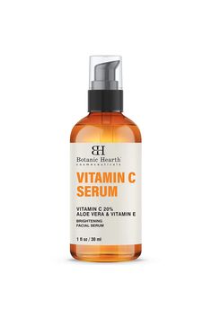 BOTANIC HEARTH Vitamin C Serum for Face - Facial Serum with Stabilized Formulation for Long Shelf Life - Anti Aging, Advanced Skin Care - 1 fl oz #VitaminCSerum #AntiAging #SkinCare #FacialSerum Brightening Skincare, Antiaging Skincare, Wrinkle Free Skin, Serum For Face, Advanced Skin Care, Skincare Blogger, Long Shelf, Face Facial, Skin Secrets