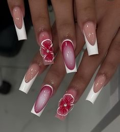 Witch Nails, French Acrylic Nails, Unique Acrylic Nails, Rainbow Nails, Luxury Nails, Fire Nails, Classy Nails