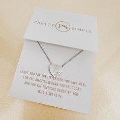 The sweet to the salty... Meet our new Sweet Heart Gift Necklaces! These waterproof styles are available in both gold and silver and are the perfect gift for your friends, family, or even yourself. If you look closely, the hearts on the necklaces feature different words and sayings that are loving or motivational! PS, each of the cards include a message that's related to each style! And if you open the top of the carding, there is blank space for you to write a message to your loved ones! Measur Personalized Heart-shaped Meaningful Jewelry, Meaningful Heart-shaped Personalized Jewelry, Personalized Stainless Steel Heart Necklace For Mother's Day, Nickel-free Name Necklace For Mother's Day Gift, Heart Pendant Charm Necklace For Best Friend Gift, Adjustable Stainless Steel Heart Necklace For Valentine's Day, Silver Meaningful Name Necklace For Gifts, Adjustable Heart Pendant Charm Necklace For Best Friend, Cute Heart Pendant Charm Necklace For Best Friend