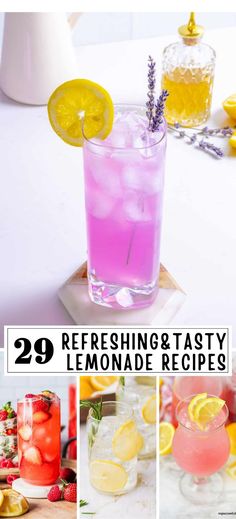 lemonade and tastyy lemonade recipes are the perfect way to use fresh fruit