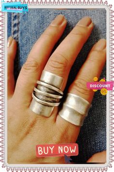 Vintage Silver Distressed Line Pattern Ring Ethnic Jewelry Bohemian Metal Rings For Summer, Summer Bohemian Metal Rings, Bohemian Wide Band Silver Ring, Vintage Handmade Rings For Summer, Handmade Bohemian Wide Band Ring, Bohemian Wide Band Ring, Vintage Handmade Summer Rings, Bohemian Metal Ring With Oxidized Finish, Bohemian Ring With Oxidized Metal Finish