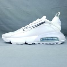 Product Name: Nike Air Max 2090 Women's Style Number: Ck2612 100 Size: Sizes 7.5-9 Color: White Black Our Shoes Are Brand New And 100% Authentic Or Your Money Back!!! Orders Usually Ship Within 24 Hours Via Usps Priority Mail (2-3 Days.) You Will Get Your Shoes Fast!!! White Leather Running Shoes For Streetwear, White Custom Sneakers With Translucent Outsole For Light Sports, White Custom Sneakers For Light Sports With Translucent Outsole, White Custom Sneakers With Translucent Outsole For Jogging, White Custom Sneakers For Jogging With Translucent Outsole, Custom White Leather Sneakers For Jogging, White Leather Custom Sneakers For Jogging, Nike White Sneakers For Light Sports, White Dynamic Custom Sneakers For Jogging