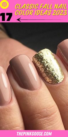 17 Classic Fall Nail Color Ideas for Women Over 50 - thepinkgoose.com Popular Fall Nail Colors 2024, Wedding Gel Nails, Neon Coral Nails