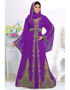 Full Sleeve moroccan caftan for women Green Color, Georgette Fabric, Handmade, Golden Embroidered, Moroccan Style – Arabic attire Embroidered Hijab, Middle Eastern Clothing, Crystals Decor, Kids Kaftan, Pink Anarkali, Modest Evening Dress, Dubai Abaya, Moroccan Kaftan, Project Board