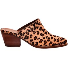 The Camelot is a leather stacked heel mule. This essential mule is shaped with a long, pointy toe and a stacked heel for a Western kick. $94.97 Brown Dress Casual, Brown Dresses Casual, Leopard Mules, Cheetah Heels, Casual Pumps, Matisse Shoes, Calf Hair, Brown Dress, Stacked Heel