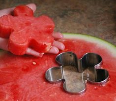 a watermelon slice and cookie cutters are shown on the app store's facebook page