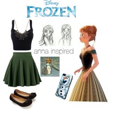 an image of a frozen princess outfit and shoes