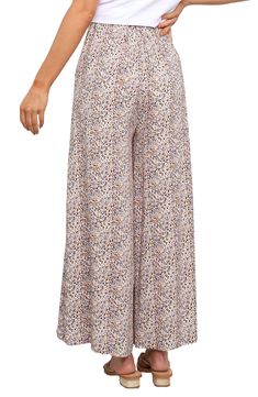 These lightweight, flowy pants keep you comfortable while enjoying weekend getaways and lounging on the deck on your cruise. Back elastic waist Unlined 100% rayon Hand wash, dry flat Imported High Waist Wide Leg Pants, Flowy Pants, The Deck, Weekend Getaways, Leg Pants, Wide Leg Pants, Elastic Waist, Top Brands, High Waist