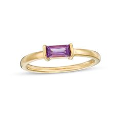 This personalized ring from Tailor + You™ gleams with endless fashion possibilities. Created in a metal of your choice, this look showcases a sideways 6.0 x 3.0mm baguette-cut birthstone of your selection. Choose up to three bands, each with the stone and metal color you select. Buffed to a brilliant luster, this ring is perfect for any occasion. Sterling silver rings cannot be resized after purchase. Designed by You - Especially for You! Endless Fashion, Gift Inspo, Personalized Ring, Especially For You, Personalized Rings, Stone Gold, A Metal, Baguette Cut, The Stone