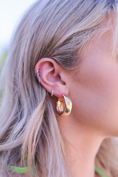 Fashion Jewelry Small Hoop Earrings, Fashion Jewelry, Hoop Earrings, Gold