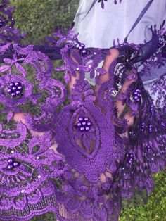 Beautiful Purple color lace Eco- Friendly. Breathable. Good quality. Width 48”-50”. sold By the yard Elegant Embroidered Net Tulle Fabric, Elegant Embroidered Net Lace, Sequin Fabric For Wedding Prom Season, Purple Lace Embroidered Fabric For Wedding, Elegant Party Lace Made Of Net, Organza Tulle Fabric For Wedding And Prom Season, Elegant Wedding Lace Made Of Net, Elegant Wedding Lace In Net, Embellished Tulle Sequin Fabric For Wedding