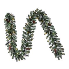 Bring the natural beauty of winter's greenery indoors. The 9-ft battery operated pre-lit Hayden artificial Christmas garland boasts festive spirit with 130 evergreen tips and 50 energy saving color changing LED lights. For your convenience, it also features a battery-operated timer. Ready to hang on a wall or above the mantel, this classic design is easy to trim with your choice of decorations if desired for a personalized touch. Holiday Living Indoor/Outdoor Pre-lit Battery-operated 9-ft Hayden Pine Artificial Garland with Color Changing LED Lights in Green | GT90M4G66D00 Fancy Christmas Party, Christmas Tree Inspo, Fancy Christmas, Holiday Aesthetic, Artificial Christmas Garland, Artificial Garland, Led Color Changing Lights, Christmas Blessings, Color Changing Led