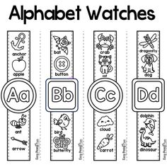 the alphabets and their matching numbers are shown in this printable coloring book page