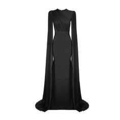 Black SIKIA Long Sleeves Maxi Evening Dress Gown – I The Label Long Sleeve Maxi Evening Dress, Maxi Evening Dress, Long Sleeve Evening Dresses, Chiffon Long Sleeve, Maxi Dress Evening, Dress Gown, Long Sleeve Maxi, Black Tie, Evening Wear