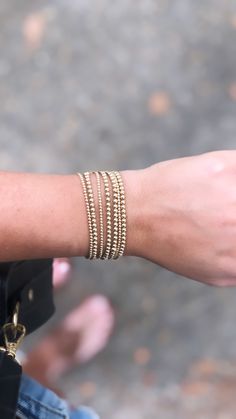 gold filled beaded stacking bracelets Stacking Bracelets, Dainty Jewelry, Bracelet Stack, Stretch Bracelet, Jewelry Trends, Stretch Bracelets, Beaded Bracelet, Wrap Bracelet, Gold Filled