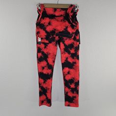 2 Pc Set Catherine Malandrino Red Tie Dye Workout Yoga Pant Set, Nwt, Removable Pads, Each Piece Is Marked 60.00. Photos Are The Description Of This Article. Wrinkles Can Occur During Storage And May Require Steaming/Ironing. Red Gym Pants With Pockets, Fitted Casual Leggings With Hip Pockets, Fitted Red Bottoms With Side Pockets, Red High Waist Sports Pants, Red Athleisure Bottoms With Pockets, High Waist Red Gym Bottoms, Fitted Red Activewear With Pockets, Red Gym Bottoms With Elastic Waistband, Red Full-length Yoga Pants For Loungewear