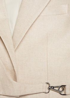 Cropped linen blazer - Women | Mango USA Linen Blazer With Notch Lapel And Button Closure, Linen Blazer With Concealed Placket And Long Sleeves, Long Sleeve Linen Blazer With Concealed Placket, Linen Blazer With Welt Pockets For Work, Office Linen Blazer With Pockets, Business Casual Linen Blazer With Concealed Placket, Linen Blazer With Concealed Placket, Linen Blazer With Concealed Placket For Work, Linen Blazer For Business Casual