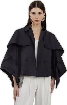 2024 Spring Outfit Ideas, Chic Cape Outerwear For Office, Chic Office Cape Outerwear, Chic Spring Cape Outerwear, Formal Spring Cape Outerwear, Formal Cape Outerwear For Spring, Oversized Elegant Cape For Spring, Oversized Chic Cape For Spring, Chic Oversized Cape For Workwear