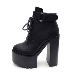 Best Techwear Boots are the perfect addition to any fashionista’s wardrobe! Featuring a black platform and sleek zipper design, these boots add an edge to any outfit. With ultra-plush high heels and comfortable lace up ankle fit, they provide the height and support you’re looking for, season after season. Whether you’re headed out for a night on the town or just need something durable and trendy in your everyday look, Best Techwear Boots has you covered. Plus, the beautiful finish ensures that y Russian Shoes, Techwear Boots, Platform Boots Women, Fall Winter Shoes, Gothic Boots, Black Platform Boots, Boots White, High Heels Shoes, Punk Outfits