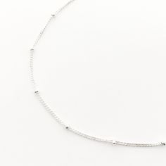 Add a touch of whimsy (and shine) to your wrist with our Jenna Satellite Chain Bracelet in silver. Made of sterling silver, this 6 1/2" chain features a 1 1/2" extender for the perfect fit. Perfect for adding a pop of fun to any outfit! Chain Bracelet Silver, Teachers Necklace, Cut Clothes, Bracelet In Silver, Sterling Silver Chain Necklace, Silver Chain Bracelet, Chain Anklet, Anklet Jewelry, Silver Chain Necklace