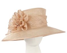 Be seen in this large nude sinamay hat by Max Alexander. Hats From OZ is Australia top online destination for ladies fashion hats. Whatever the occasion is -- racing or something special, we have a hat for you.  Designed in Australia by Max Alexander  Wide brim and stylish design  Adjustable band to fit all sizes up to 59cm Sinamay Hat, Sinamay Hats, Elegant Hats, By Max, Ladies Fashion, Wide Brimmed, Something Special, Hat Fashion, Stylish Design