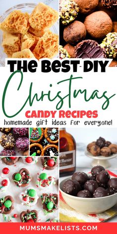 Delight friends and family with Christmas candy homemade treats! From chocolate covered cherries recipe to marshmallow candy recipes and caramel candies recipe, these DIY candies are perfect for making Christmas sweet tray ideas and Christmas treats gift box ideas. Add festive charm to your holiday celebrations with these candy gifts everyone will enjoy. Christmas Baking Recipes, Bulk Christmas Treats, Christmas Food Gifts, Christmas Goodie Tray Ideas, Easy Xmas Candy Recipes Christmas Treat Giveaways, Christmas Snacks Gifts Homemade, Homemade Christmas Sweet Gifts, Candy Gift Ideas Christmas Easy Diy, Crock Pot Christmas Candy Recipes, Quick Christmas Candy Recipes, Christmas Sweets For Party, Easy Candies For Christmas, Christmas Gift Candy Ideas