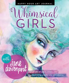 the cover of happy hour journal, whimsical girls with jane davenport