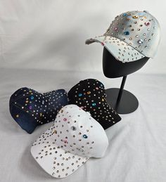 Fashion cheap 6 panel denim sports bling bling shade studded rhinestone design baseball cap Trendy Snapback Baseball Cap With Rhinestones, Trendy Rhinestone Snapback Baseball Cap, Rhinestone Baseball Cap One Size, Rhinestone Embellished One Size Baseball Cap, Casual Snapback Baseball Cap With Rhinestones, Trendy Snapback Hat With Rhinestones, Trendy Rhinestone Baseball Cap, Denim Crafts, Rhinestone Designs