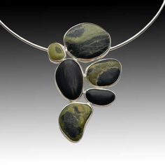 Beachstone Pendant Modern Large Stone Jewelry For Formal Occasions, Modern Green Necklace With Polished Finish, Contemporary Oval Jewelry With Polished Finish, Modern Sterling Silver Jewelry With Large Stone, Large Stone Round Necklace, Luxury Large Stone Pendant Jewelry, Modern Oval Large Pendant Jewelry, Modern Round Jewelry With Large Stone, Modern Jewelry With Large Round Stone