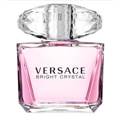 A sweet floral scent with fruity,musky accents. With scents of pomegranate,yuzu,frosted accord,peony,magnolia,lotus,plant amber,musk,and mahogany. Perfume Versace Mujer, Bright Crystal Perfume, Versace Fragrance, Koleksi Parfum, Perfume Versace, Versace Perfume, Bright Crystal, Versace Bright Crystal, Feminine Fragrance