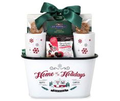 the home for holidays gift basket