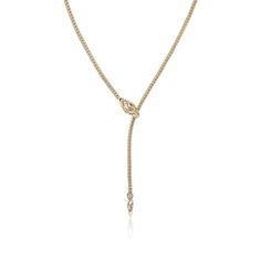 Naga Lariat, Gold, Diamonds, 2.5MM|NGGX6034922DI – John Hardy Elegant Adjustable Snake Shape Necklace, Elegant Adjustable Snake Shape Necklaces, Luxury Snake-shaped Wedding Jewelry, Adjustable Luxury Snake Jewelry, Elegant Engraved Snake-shaped Jewelry, Luxury Yellow Gold Snake Necklace, Gold Gauges, John Hardy, Diamonds And Gold