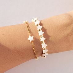 Pearl bracelet Star bracelet Stacking Bracelet Pearl Beaded - Etsy Brasil White Charm Bracelet With Star Charm As Gift, Beaded Bracelets With Star Charm For Gifts, White Pearl Bracelet As Gift, Delicate White Beaded Bracelets As Gift, Delicate White Beaded Bracelets For Gifts, Delicate White Friendship Bracelets As Gift, Delicate White Friendship Bracelets Gift, Delicate White Friendship Bracelet As Gift, Adjustable White Star Charm Bracelet