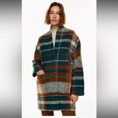 Aritzia Wilfred Free Elm Jack In Medium Size: Medium Fit Is Oversized, Nwt - Perfect Condition! Ganna Jacket, Aritzia Coat, Aritzia Super Puff, Wool Winter Jacket, Aritzia Jacket, Super Puff, Cocoon Coat, Peacoat Jacket, Aritzia Wilfred