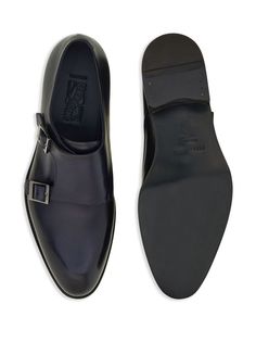 Find SALVATORE FERRAGAMO Double-monkstrap Leather Monk Shoes on Editorialist. black calfskin double monk strap round toe branded insole low block heel Luxury Monk Strap Shoes For Business, Luxury Leather Dress Shoes With Tang Buckle, Leather Shoes With Tang Buckle For Work, Business Monk Strap Shoes With Leather Lining, Leather Dress Shoes With Tang Buckle For Office, Leather Office Dress Shoes With Tang Buckle, Calf Leather Cap Toe Monk Strap Shoes, Cap Toe Monk Strap Shoes With Leather Footbed, Timeless Monk Strap Shoes With Leather Sole For Office