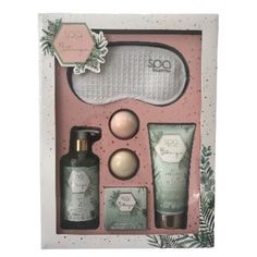 Brand New In Box! Spa Collection 6 Piece Gift Box Set Lily & Sandalwood Scent Includes: Cleansing Body Wash (10.24 Fl. Oz) Smoothing Body Lotion (6.76 Fl. Oz) Cleansing Soap (1.76 Oz) White Eye/Beauty Mask (2) Bath Fizzers Price Is Firm - No Offers Accepted Top Rated Seller! Experienced & Quick Shipper! Clean & Smoke Free Home Happy Shopping!! Home Spa Kit, Beauty Gift Set, Hotel Toiletries, Hand Cream Gift Set, Bath Fizzers, Hand Moisturizer, Sandalwood Scent, Flower Bath, Beauty Mask