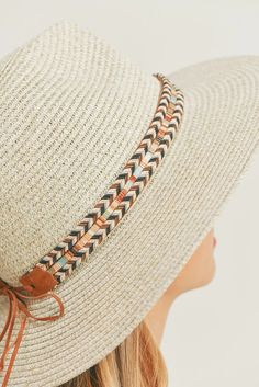 Add a touch of boho charm to your look with this stylish Straw Panama Fedora Hat! Quality crafted and accented with a Boho embroidered band, this hat is the perfect way to stay looking cool and on-trend. Plus, the suede tie accent gives it a unique touch! Material: 100% paper straw Circumference: 22" Brim length: 3.25" Adjustable Straw Panama Hat For Western-themed Events, Beach Panama Hat With Curved Brim And Handwoven Detail, Embroidered Straw Hat, Toquilla Straw Panama Hat For Spring/summer, Summer Cream-colored Toquilla Straw Fedora, Eco-friendly Brimmed Panama Hat In Toquilla Straw, Straw Panama Hat, Toddler Socks, Lip Balm Holder