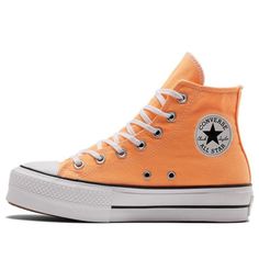 A03052C Cute Converse Shoes, Cute Converse, Chuck Taylor All Star Lift, Preppy Shoes, Orange Shoes, Cute Nike Shoes, Cute Sneakers, Girly Shoes, Cute Nikes