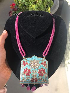 Ruby Diamond Turquoise Necklace, 22k gold necklace, Ruby Strand, gold Moughal necklace, Jadau Necklace, Fusion Traditional Indian Necklace Jadau Necklace, 22k Gold Necklace, Necklace Ruby, Indian Necklace, Ruby Diamond, Traditional Indian, Gold Jewelry Fashion, 22k Gold, Turquoise Necklace